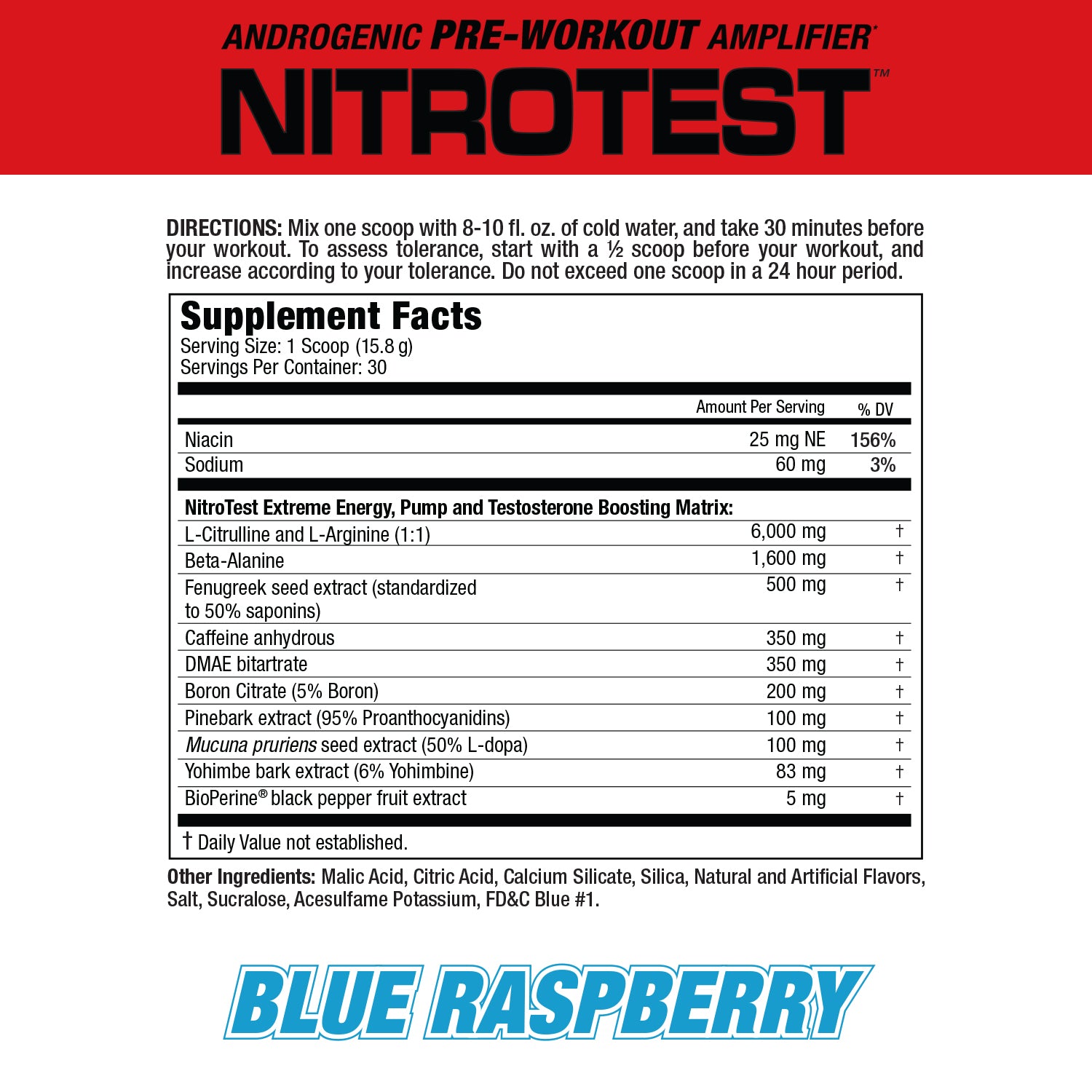 MuscleMeds NitroTest Pre-Workout